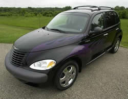 2002 Chrysler PT Cruiser with flame accents