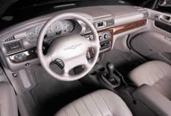 Chrysler Sebring dashboard layout