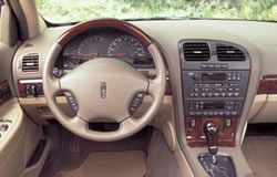 2002 Lincoln LS dashboard
