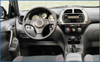 2002 Toyota RAV4 dashboard