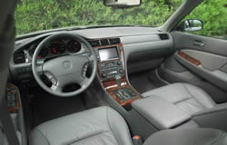 Acura RL - dashboard layout