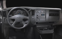 Chevy Express dashboard layout