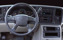 2003 Chevrolet Suburban dashboard layout