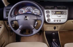 Honda Civic Hybrid - dashboard layout