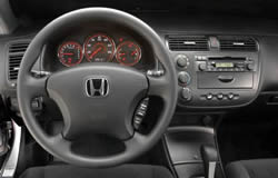 Honda Civic - dashboard layout