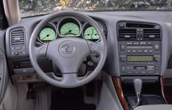 Lexus GS 300 - dashboard layout