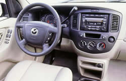 2003 Mazda Tribute - dashboard layout
