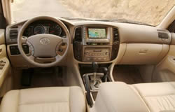 Toyota Land Cruiser - dashboard layout