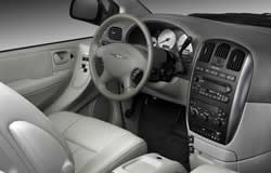 2005 Chrysler Town & Country dashboard layout
