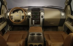 2005 Ford F-150 dashboard layout