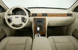 2005 Ford Five Hundred dashb oard layout