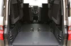 Rear seats stored creates up to 77.1 cubic feet of cargo room