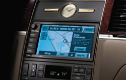 Lincoln Town Car navigation system