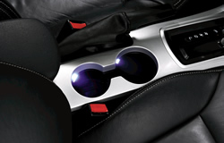 2009 Ford Focus cupholders with ambient lighting