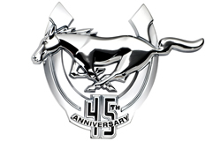 2009 Ford Mustang 45th Anniversary Badge