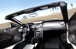 2009 Ford Mustang Premium GT Convertible interior