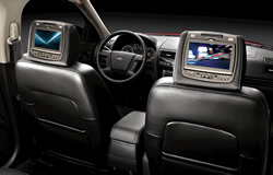 2009 Ford Taurus X dual headrest DVD entertainment system