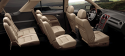 2009 Ford Taurus X Wood Package interior