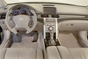 2012 Acura RL dashboard