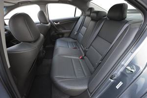 2012 Acura TSX rear seats