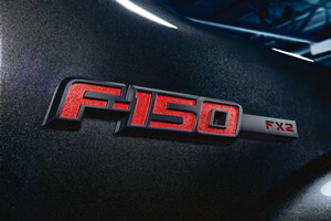 Ford F-150 Appearance Package badge 