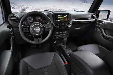 Jeep Wrangler interior