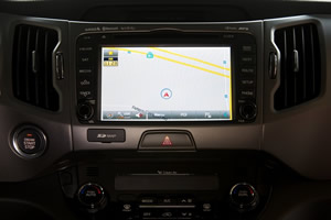 Navigation system with UVO eServices